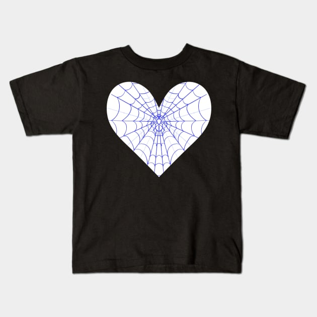 Spider Web Heart V12 Kids T-Shirt by IgorAndMore
